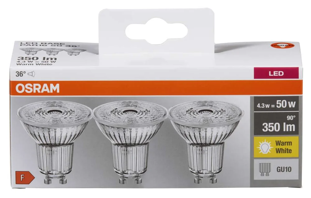 Osram LED- spot 3pk v:5364146 Osram LED- spot 3pk v:5364146