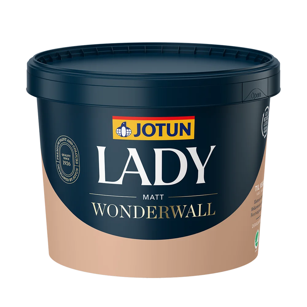 Jotun LADY Wonderwall vegg matt b-base 2,7 l – veggmaling v:4135496