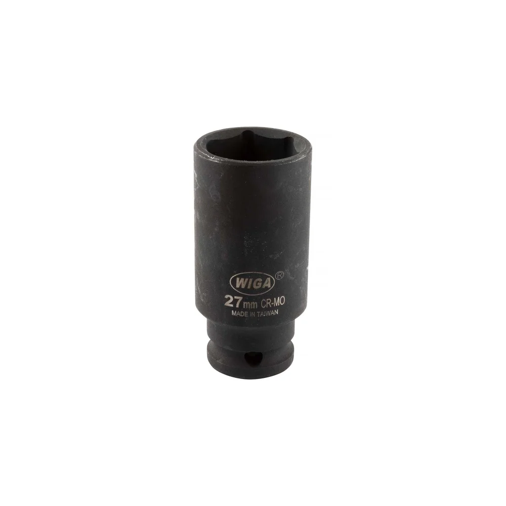 PELA Krafthylse lang, sekskant 1/2", 27 mm v:4032631 PELA Krafthylse lang, sekskant 1/2", 27 mm v:4032631