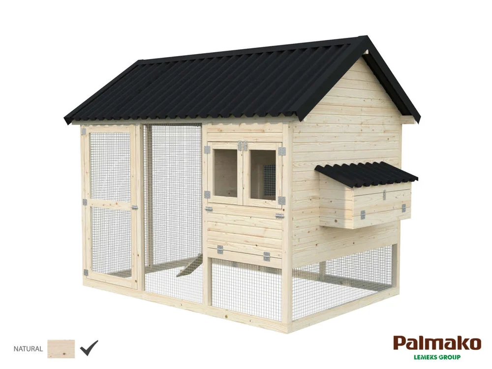 Palmako Hønsehus Chick 6,7 m2 v:3087213