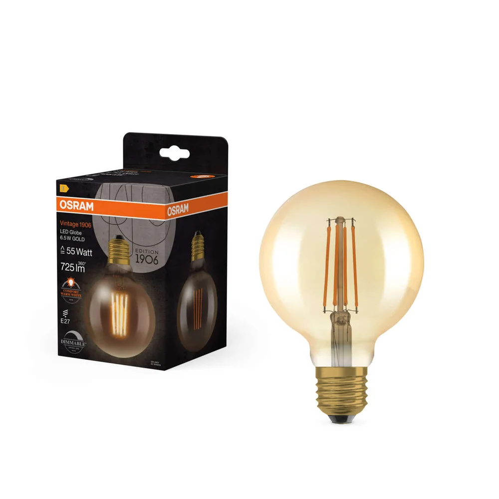OSRAM Vintage 1906 Globe pære v:9927341