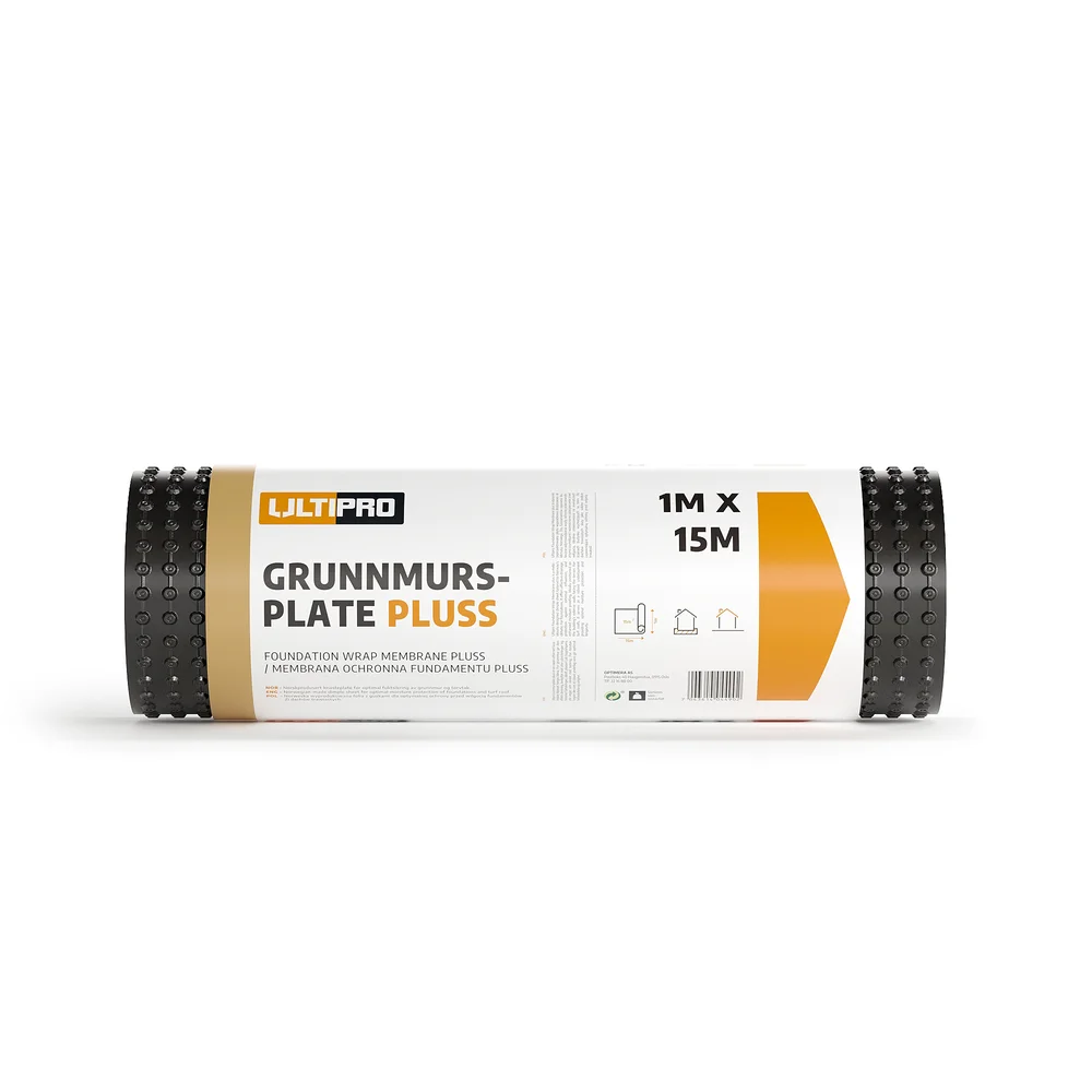 Grunnmursplate pluss 1x15m v:9217351