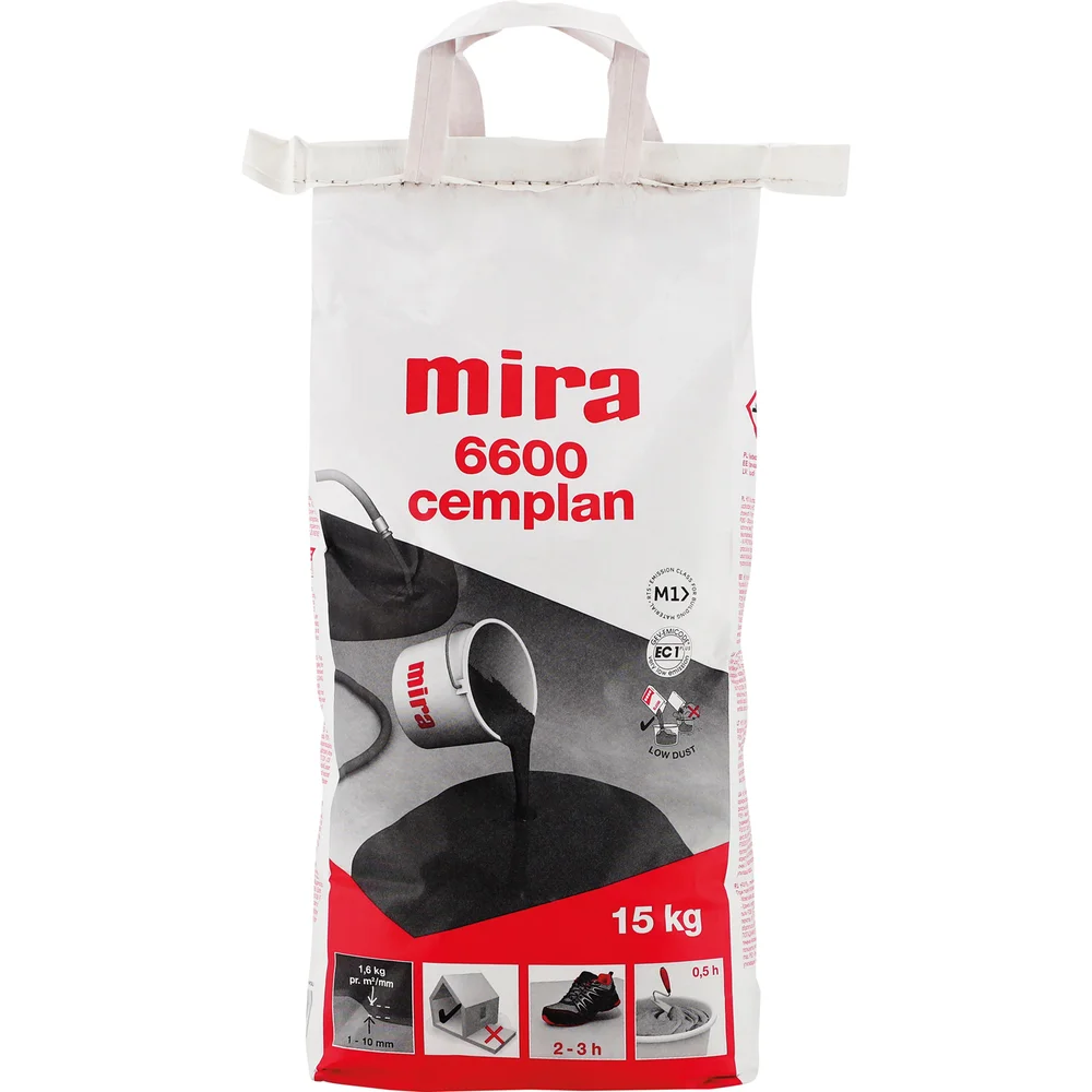 MIRA 6600 CEMPLAN AVRETTINGSMASSE 15KG v:1236043 MIRA 6600 CEMPLAN AVRETTINGSMASSE 15KG v:1236043