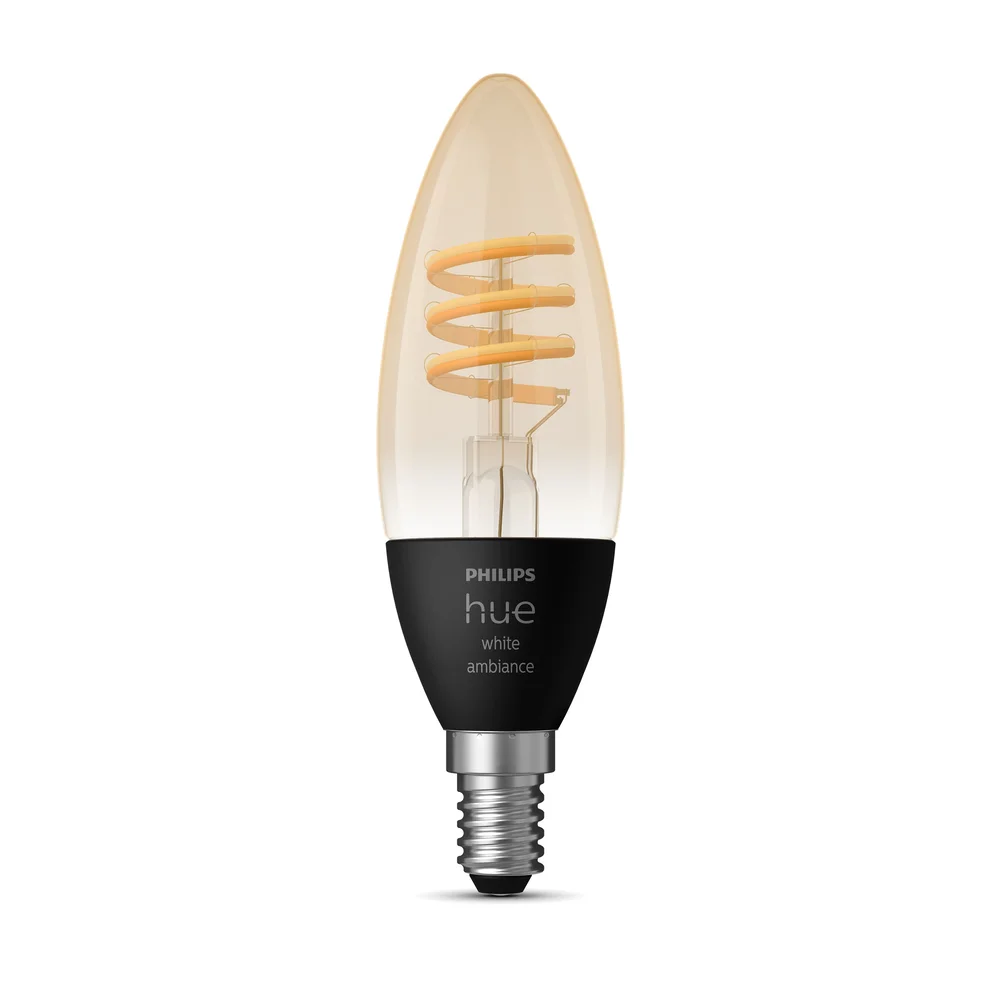 Philips Hue LED-lampe krone HUE, WA, filament, E14, 4,6W v:2251588 Philips Hue LED-lampe krone HUE, WA, filament, E14, 4,6W v:2251588