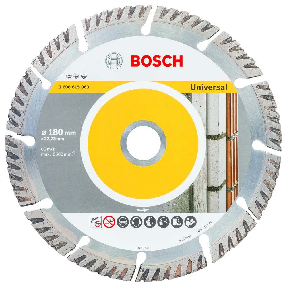 Diamantskive std universal 180×22,2 3mm v:8238694 Diamantskive std universal 180×22,2 3mm v:8238694