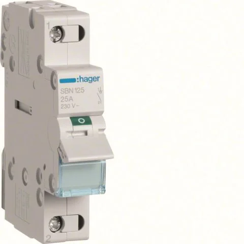 SBN125 Hager Lastbryter 3029008 SBN125 Hager Lastbryter 3029008