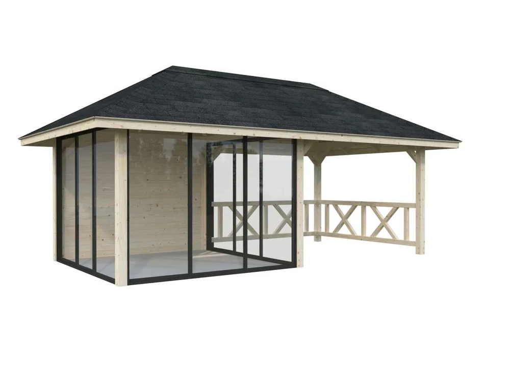Palmako Bianca 204 hagestue 16.6 m² Slide v:6207398