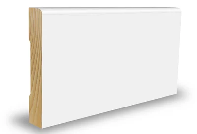 Gulvlist rund kant malt Furu 15x095x4400 v:1579488