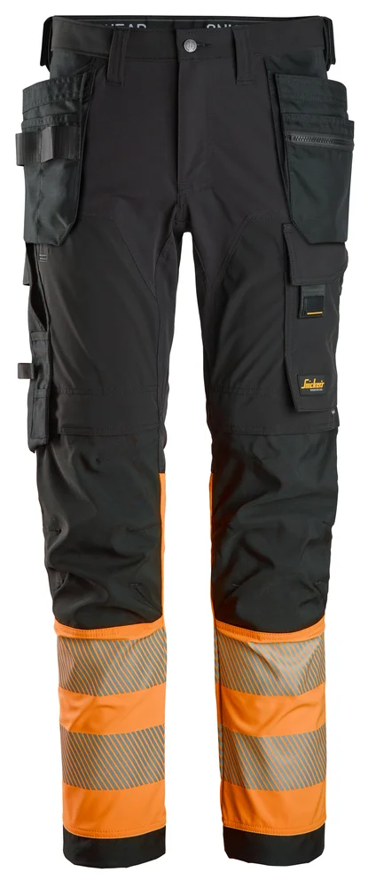Snickers Workwear Bukse 6231 Sort/Oransje 56 v:1072992 Snickers Workwear Bukse 6231 Sort/Oransje 56 v:1072992