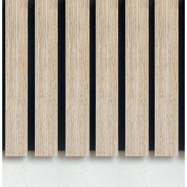 Spilepanel MDF 600×2400 mm lys v:4874679 Spilepanel MDF 600×2400 mm lys v:4874679