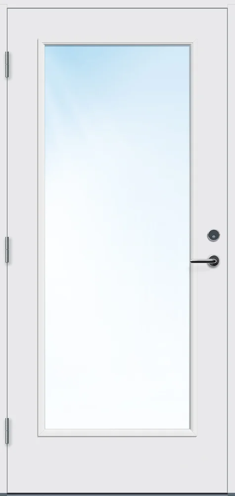Ytterdør Lier hvit venstre 90×200 cm v:6500202 Ytterdør Lier hvit venstre 90×200 cm v:6500202