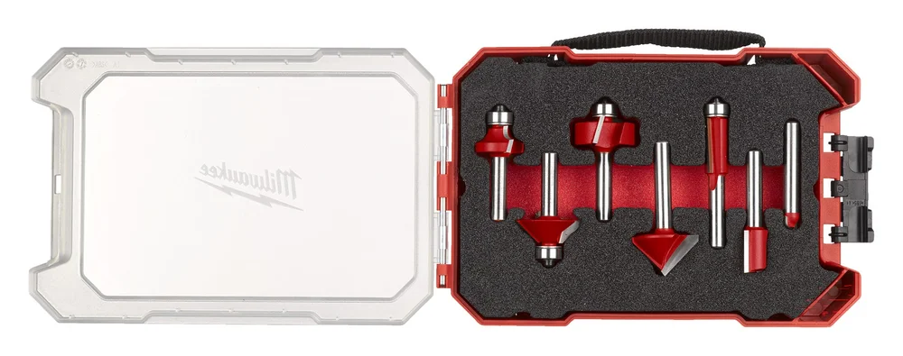MILWAUKEE FRESESTÅLSETT S8 7P v:6037995