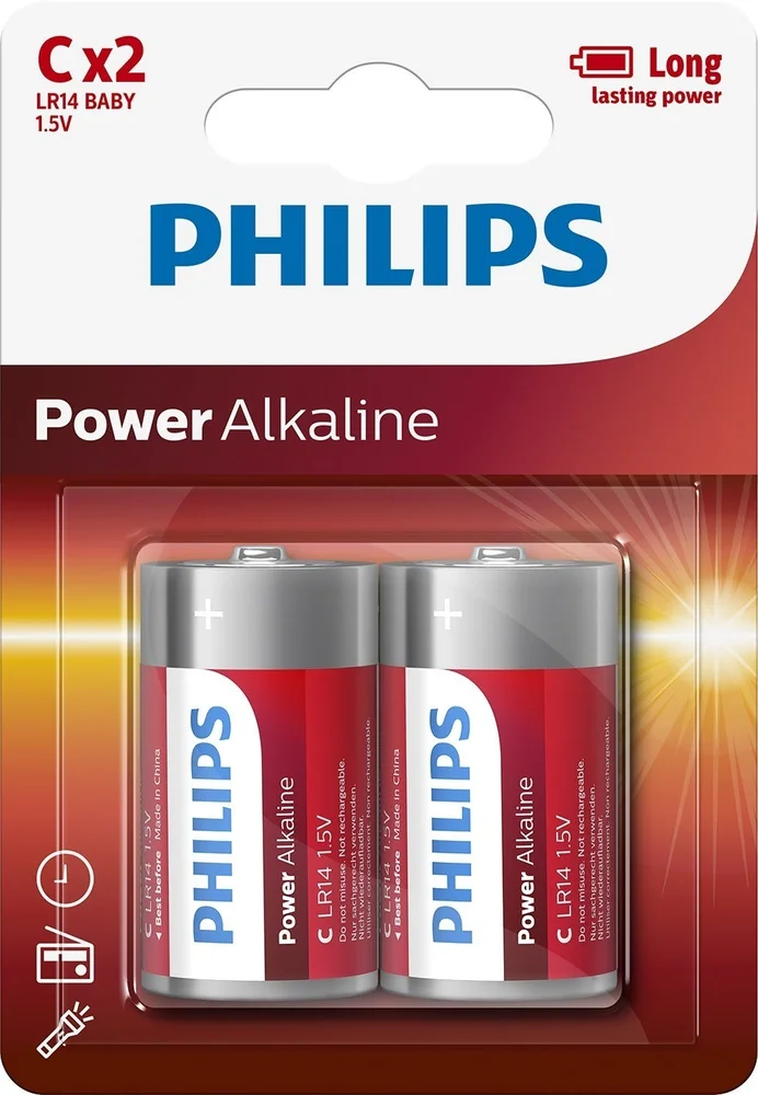 PHILIPS BATTERI C/LR14 2-P v:5472033 PHILIPS BATTERI C/LR14 2-P v:5472033