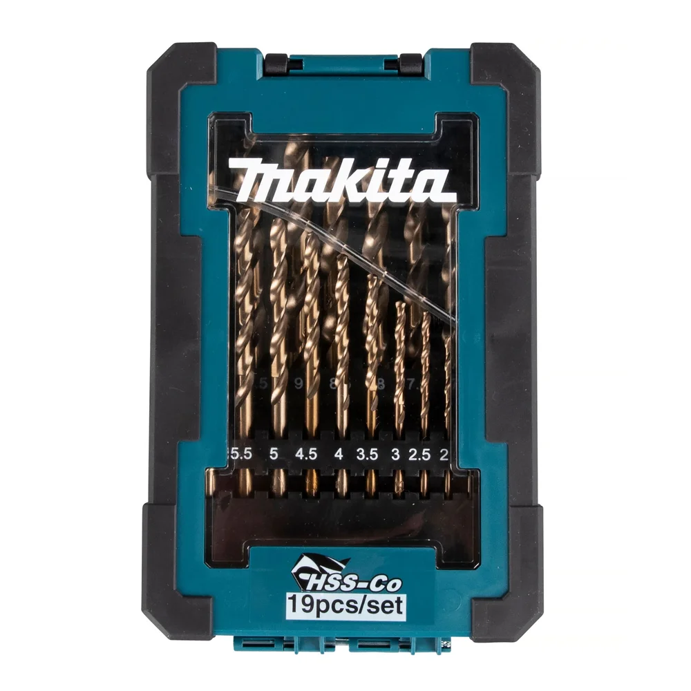 Makita Metallborrsett D-67561 av HSS-Co, 19 deler, 1-10 mm v:5378629 Makita Metallborrsett D-67561 av HSS-Co, 19 deler, 1-10 mm v:5378629