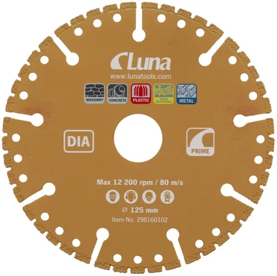 Diamantkappskive di prime 125×1,6×22 – Luna Norge v:1128947 Diamantkappskive di prime 125×1,6×22 – Luna Norge v:1128947