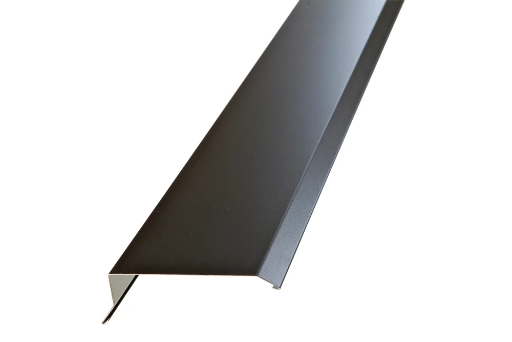 Gavlbeslag hardcoat sort stål 2 meter v:8524908