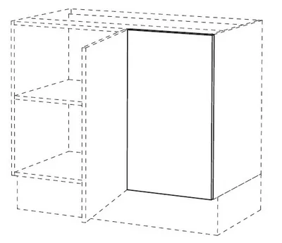 DEKKFRONT 296X864 MFC KL HVIT v:4409739