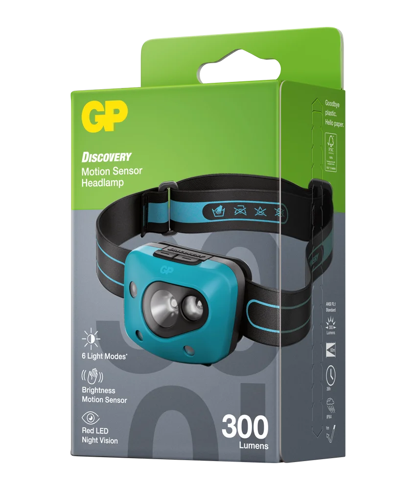 Hodelykt Discovery CH44 300 lumen v:3438765