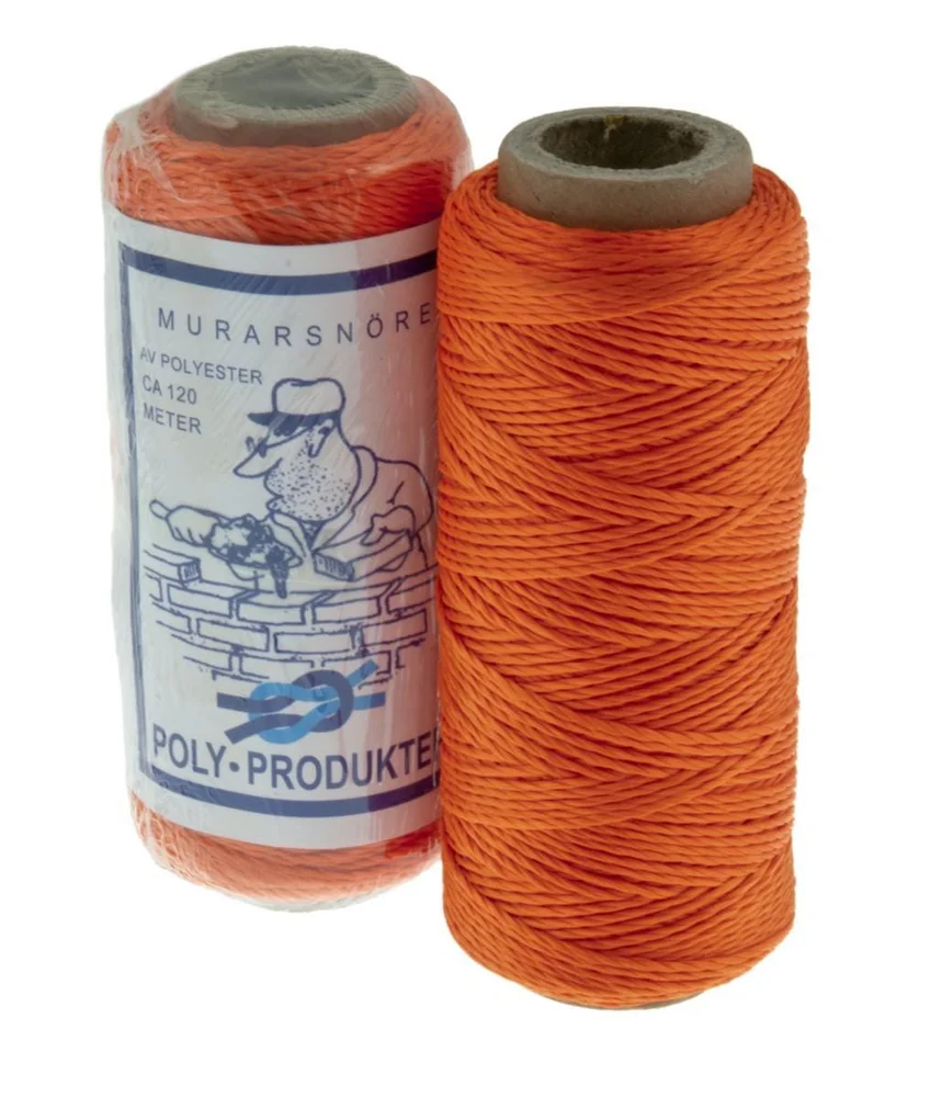 POLY PRODUKTER MURESNØRER POLYESTER ORANGE v:1771199