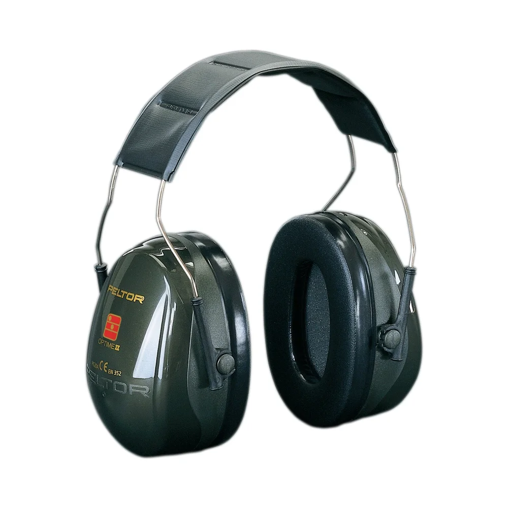 3M Peltor Hørselsvern Optime II med hodebøyle, grønn, H520A-407-GQ v:7379742