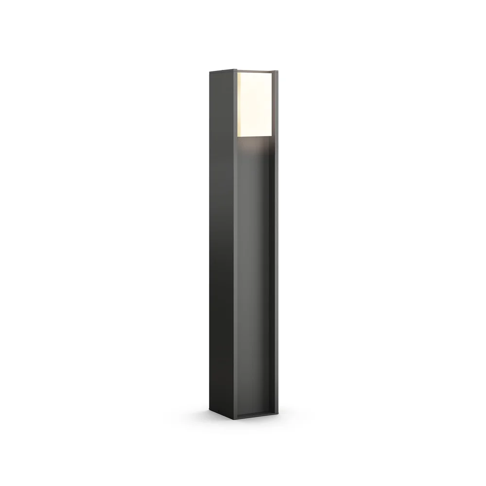 Philips Hue Stolpe Turaco HUE, utendørs, E27, 9W, antrasitt v:1867673