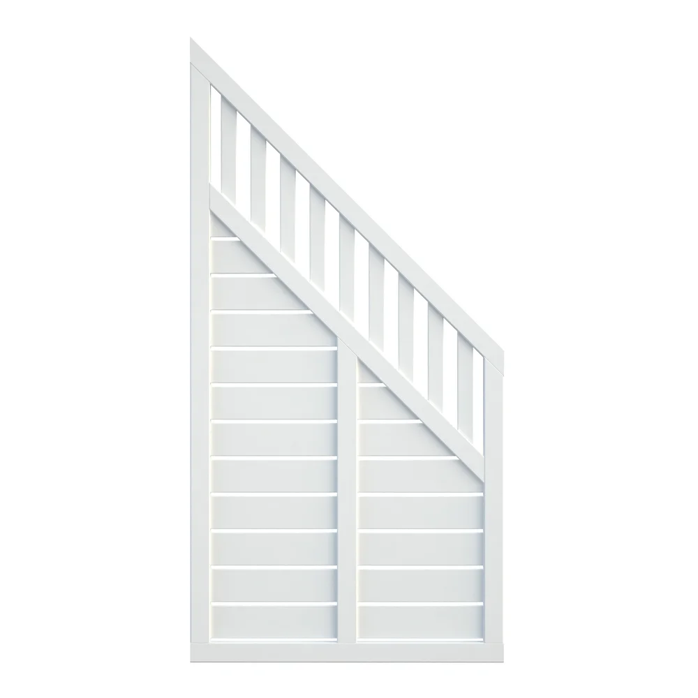 Levegg Marit3 / Helis 3 90x180/90 hvitmalt RAL 9016 v:1938966