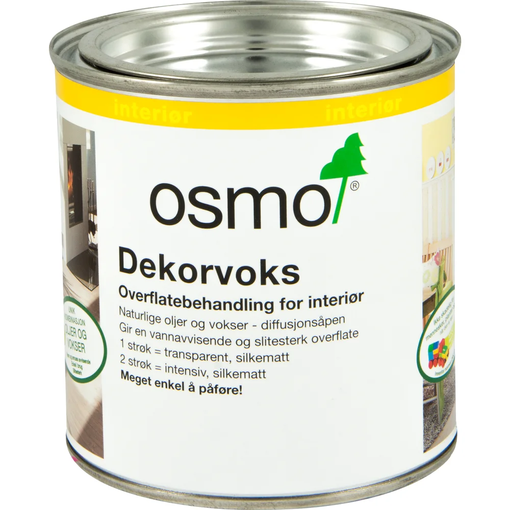 OSMO DEKORVOKS TR 3111 0,375L HVIT v:8405724 OSMO DEKORVOKS TR 3111 0,375L HVIT v:8405724