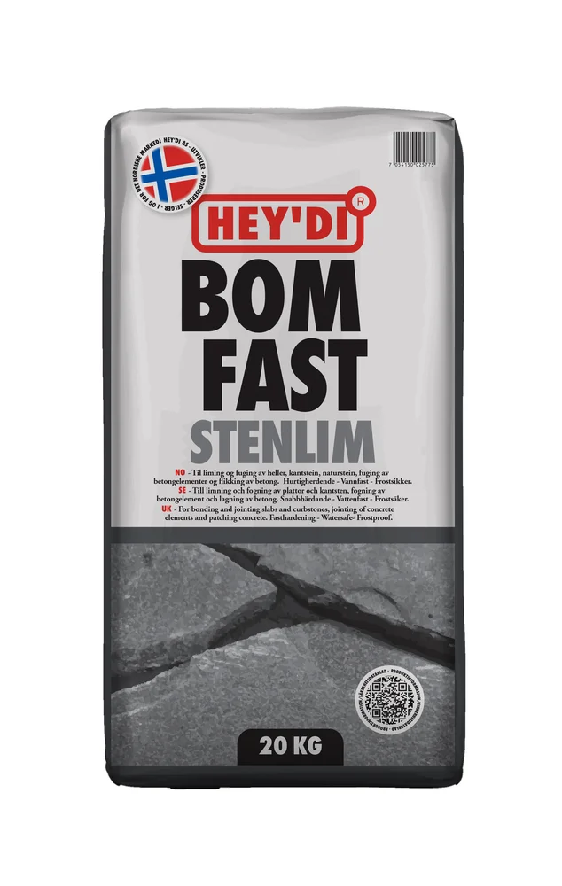 HEYDI BOM FAST 20KG KLEBEMØRTEL v:8767511