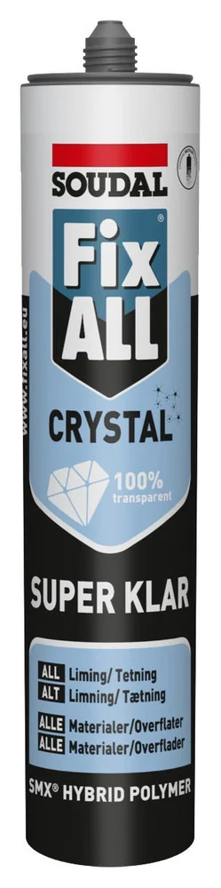 SOUDAL FIX ALL CRYSTAL 290ML v:6396481