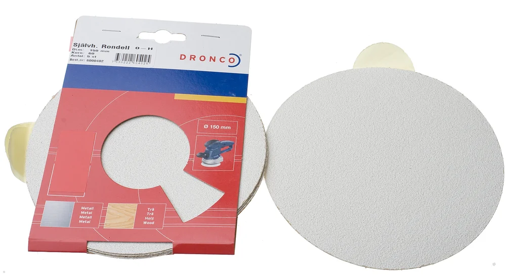 Dronco Selvheftende rondell, 150 mm, 5-pakning v:8328345 Dronco Selvheftende rondell, 150 mm, 5-pakning v:8328345
