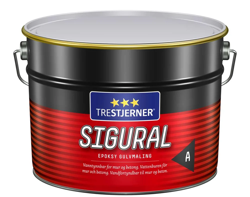 Trestjerner Sigural A epoksy gulvmaling v:2300393 Trestjerner Sigural A epoksy gulvmaling v:2300393