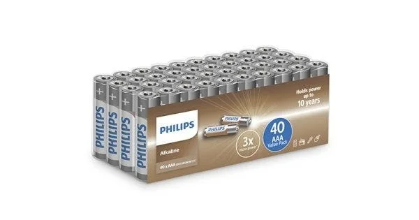 PHILIPS BATTERI AAA/LR03 40-P v:3885769