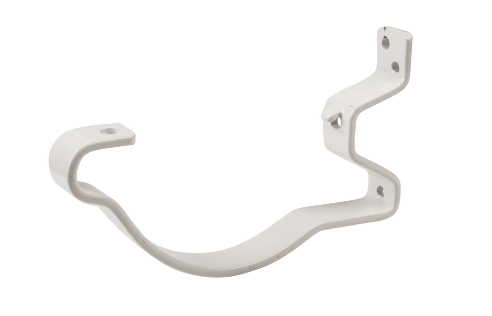 Rennekrok med lufting stål 125 mm hvit v:5191075