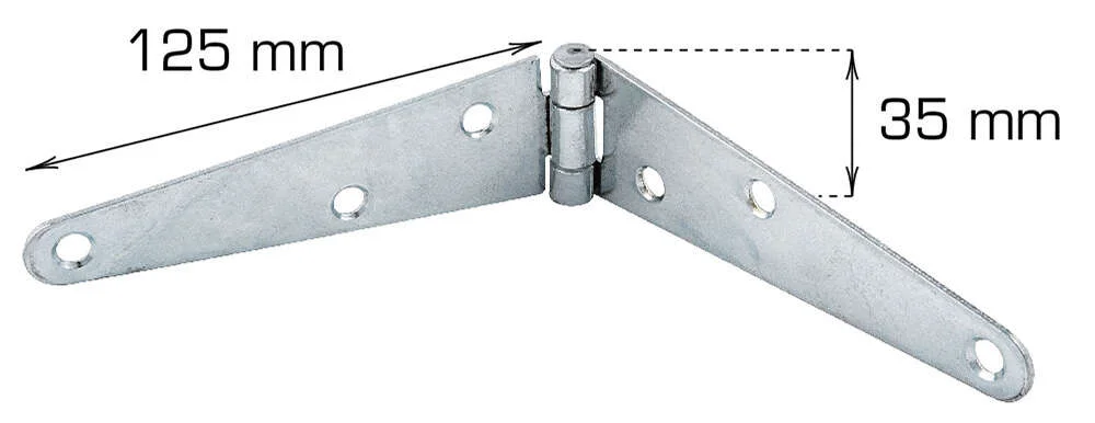 Kistehengsel 125mm v:9790688 Kistehengsel 125mm v:9790688