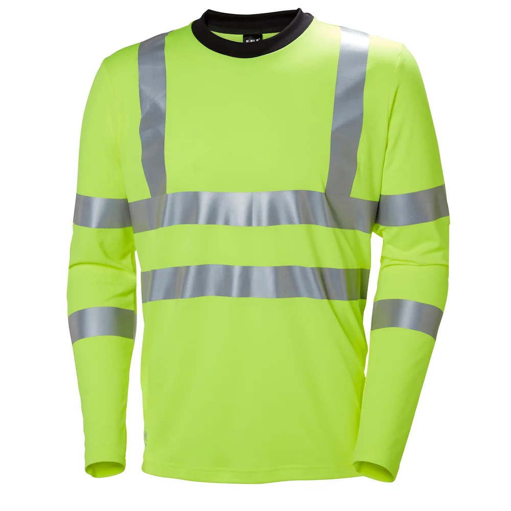 Helly Hansen Workwear Langarmet T-skjorte Addvis, gul v:1316377 Helly Hansen Workwear Langarmet T-skjorte Addvis, gul v:1316377