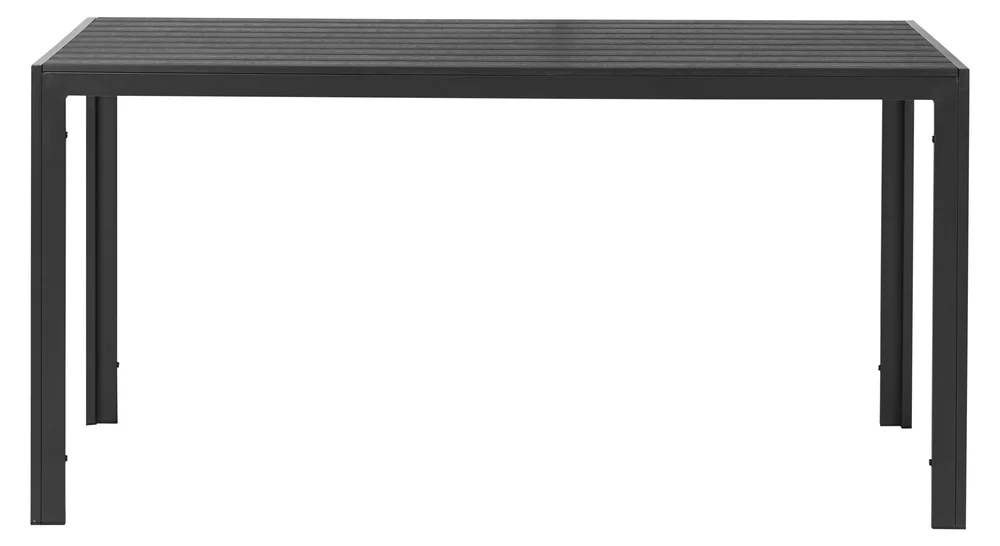 Hagebord Outfit 150x90x74 cm sort v:2595991