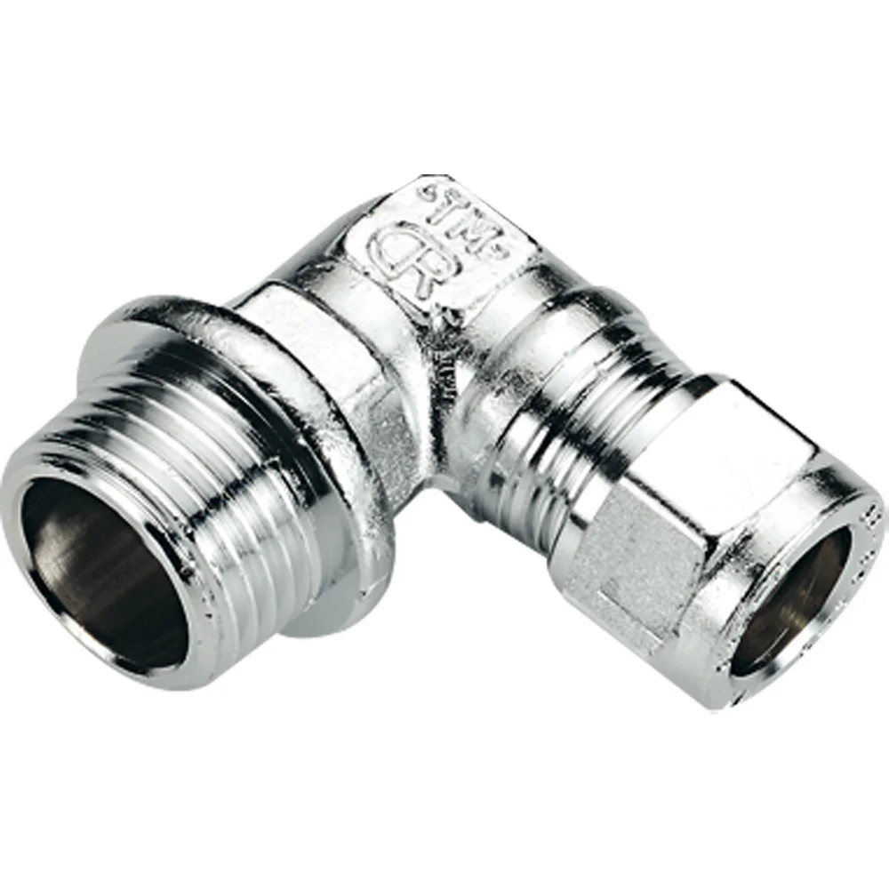 FONTA VINKEL M/NIPPEL 12MM X 3/8" FORKROMMET CU v:5901358