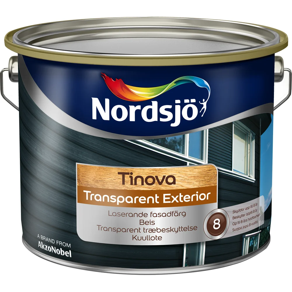 NORDSJØ TINOVA TRANSPARENT EXTERIOR BC 0.93L v:2491637 NORDSJØ TINOVA TRANSPARENT EXTERIOR BC 0.93L v:2491637