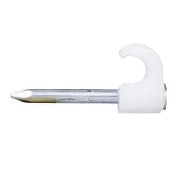 Schneider Electric Spikklips, Thorsman, TC 7-10, hvit, herdet spiker, Ø1,6×30 mm, elektrisk galvanisert, 100 stk v:9154975 Schneider Electric Spikklips, Thorsman, TC 7-10, hvit, herdet spiker, Ø1,6×30 mm, elektrisk galvanisert, 100 stk v:9154975