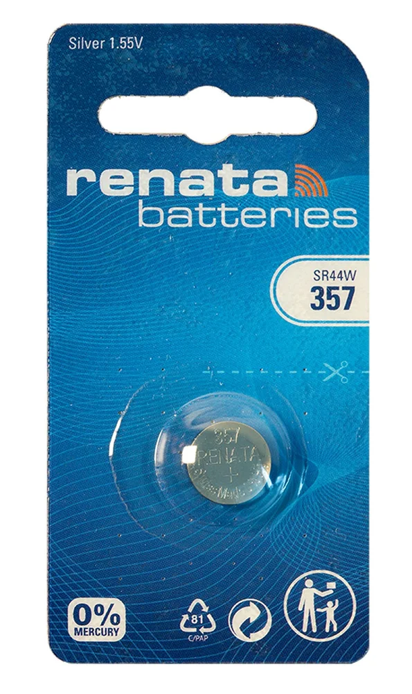 GP RENATA SILVEROXID BATTERY 303/357/SR44 1-PK v:8534448