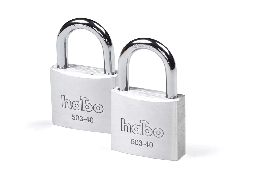 Habo Hengelås 503-40 Twin Aluminium v:4112232 Habo Hengelås 503-40 Twin Aluminium v:4112232