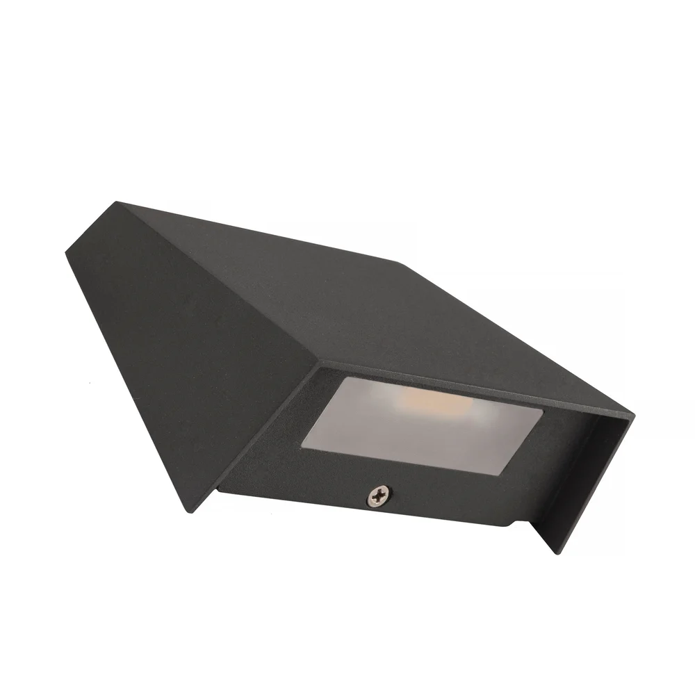 Hide a lite Vegglampe Edge, antrasitt, 4W v:7498596