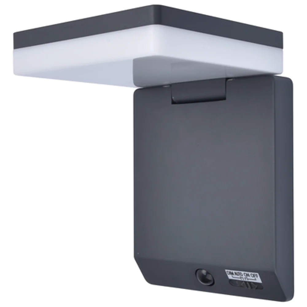 LUTEC MOZE SOLAR VEGGHENGT LAMPE MATT SORT v:7211257