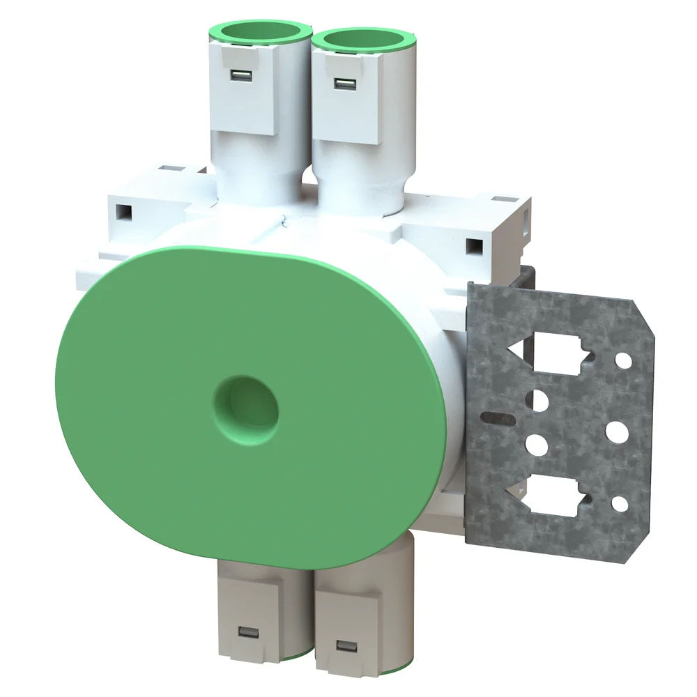 EGANT VEGGBOKS 1,5 LIGGENDE 4-LØP M/STENDERFESTE v:9837751