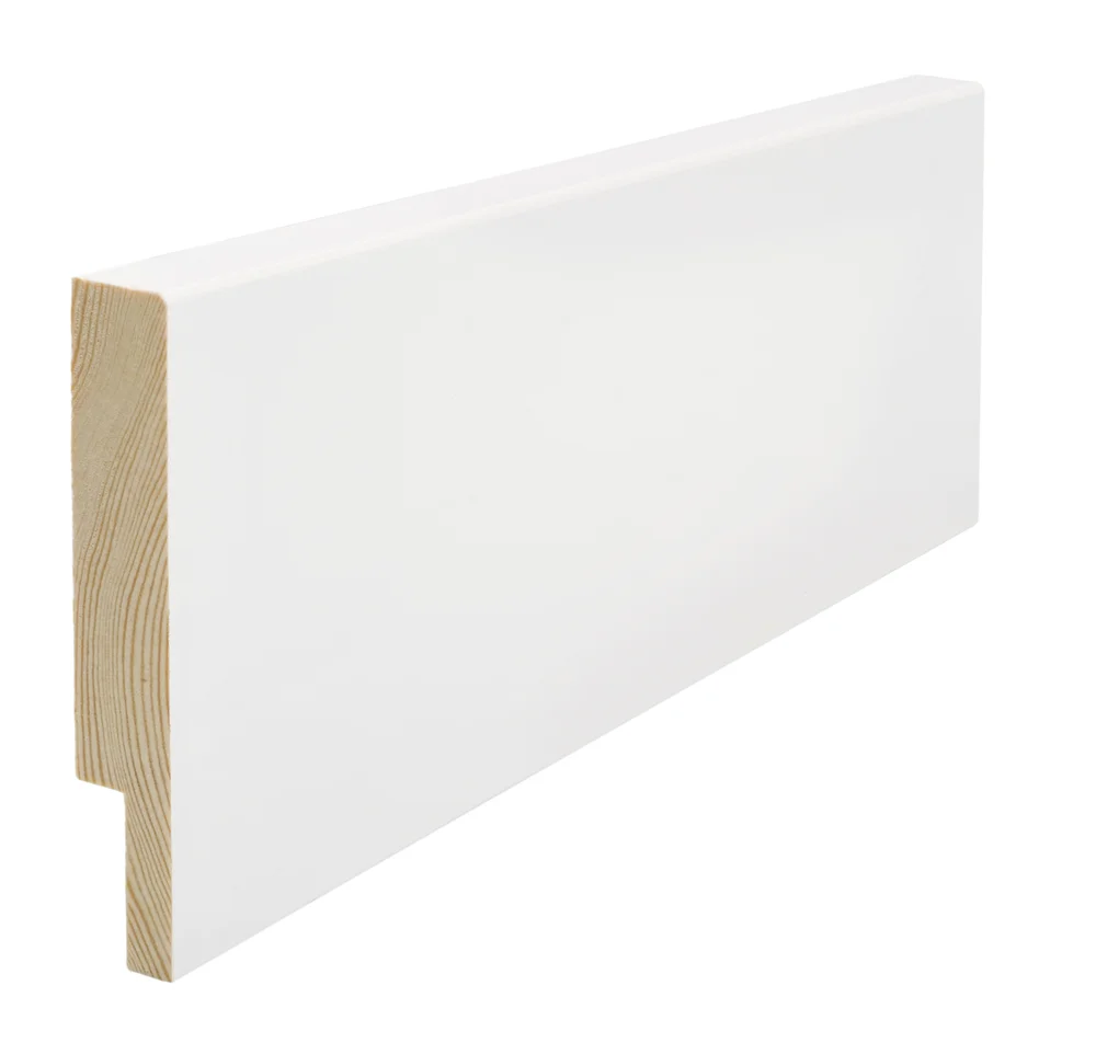 Utforing furu dørsett laminert hvit bomull S0502-Y 18x120x2100 mm v:7438402