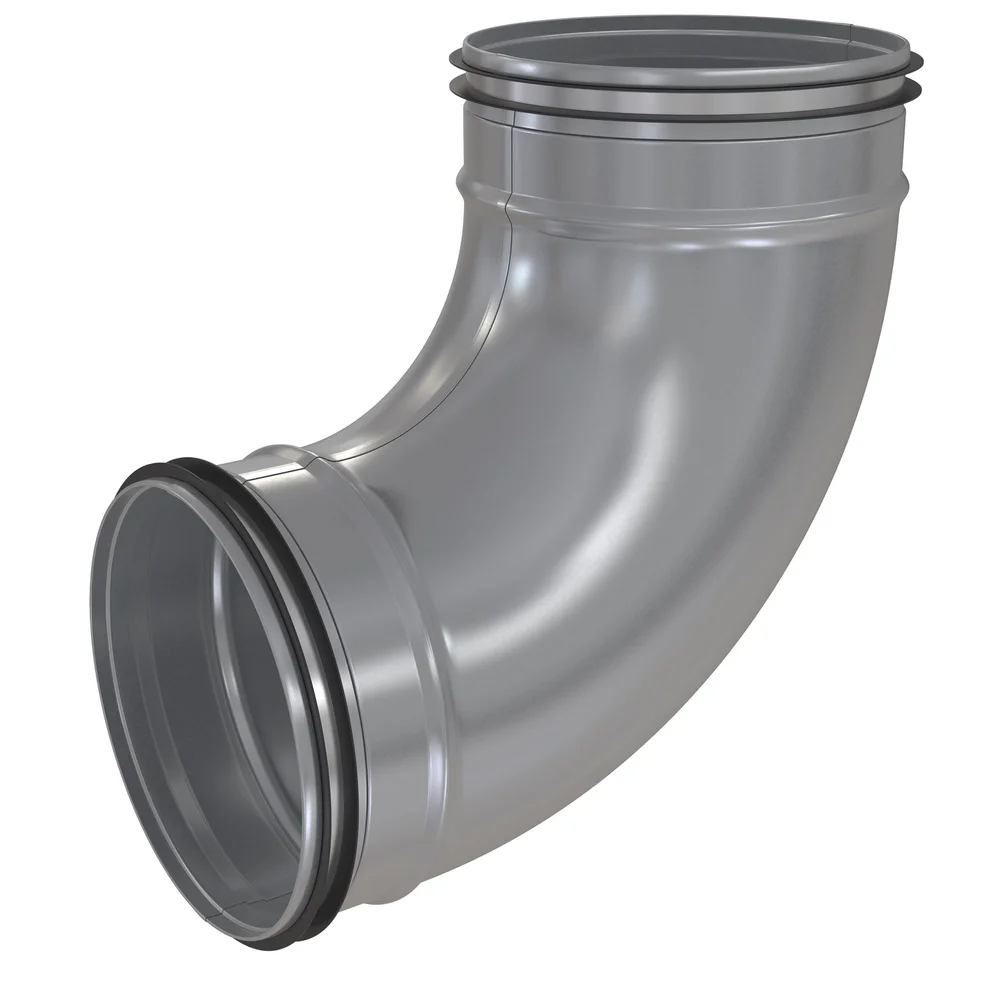BEND 90 GR M/PAKNING Ø100 EAN v:8652614 BEND 90 GR M/PAKNING Ø100 EAN v:8652614
